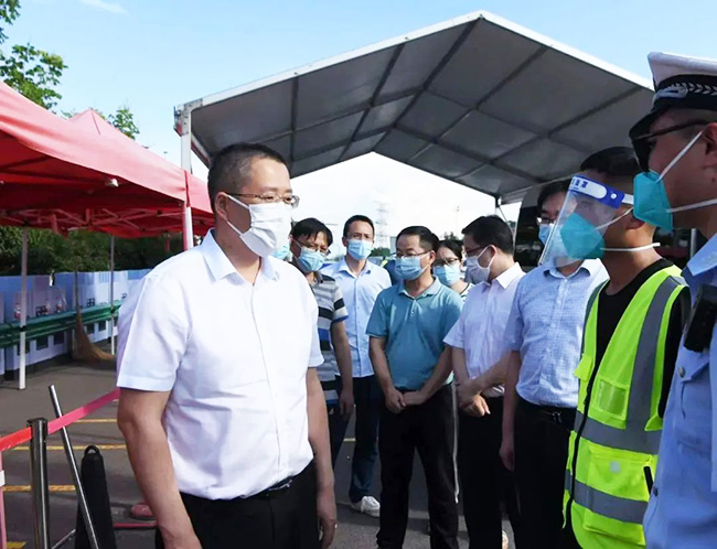 蕪湖市長(zhǎng)寧波慰問(wèn)蕪湖仁杰疫情防控員工